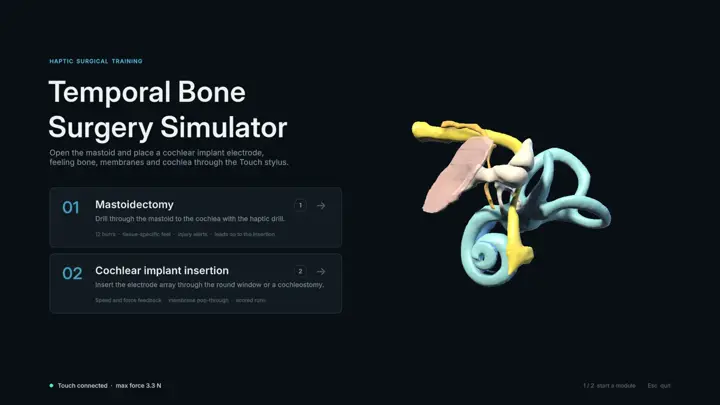 Drilling Drill · Temporal Bone Surgery Simulator · submitted image 2